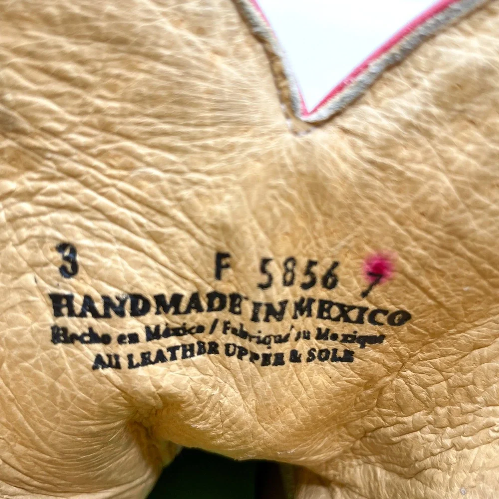 Tin Haul Kids 3 Lightning Fast Boys Western Cowboy Boots Brown Leather